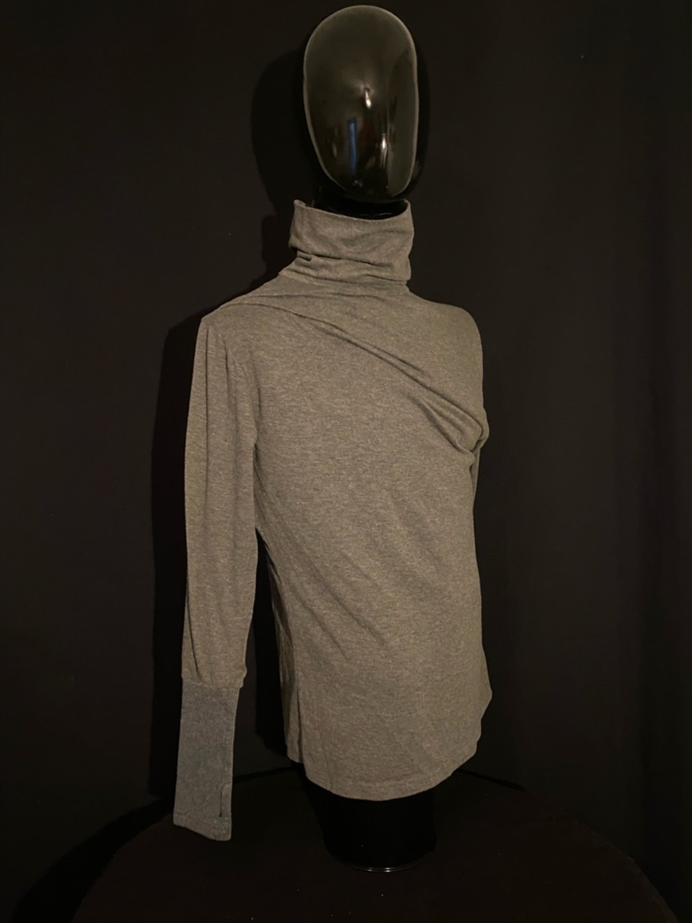 Heather Gray Turtleneck Long Sleeve Top